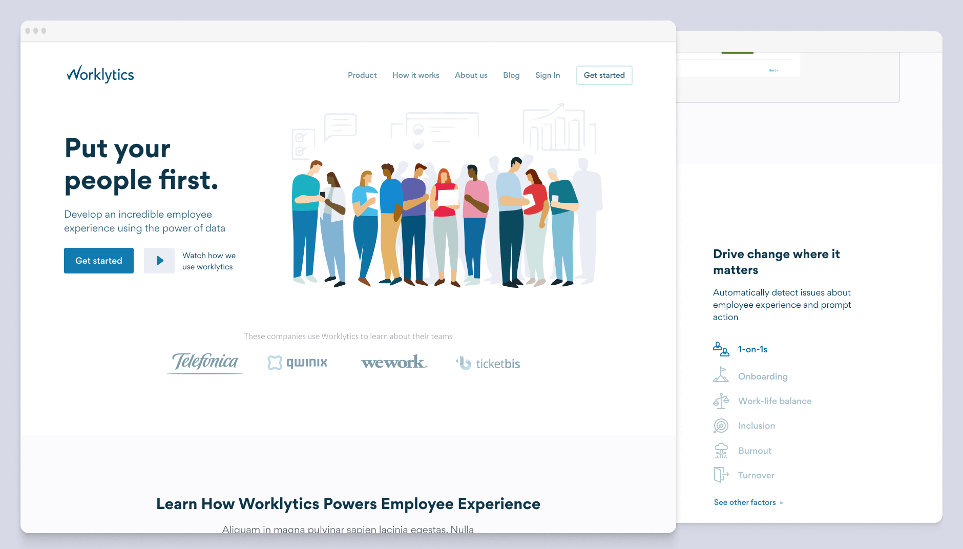 Worklytics.co Website Design